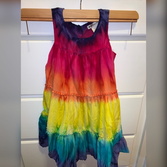 😍Tie dye dress - size 6 - Picture 1 of 6